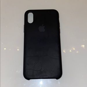 black iphone x apple case